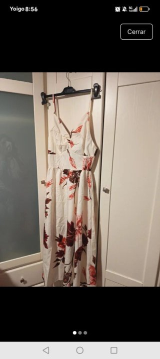 Vestido largo floral verano