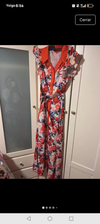 Vestido largo floral verano