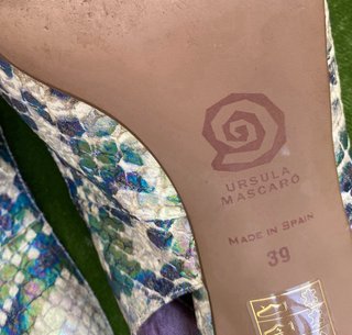 Zapatos Mascaro Talla 39 Slingback Multicolor