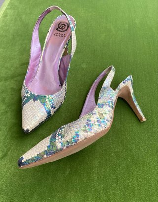 Zapatos Mascaro Talla 39 Slingback Multicolor