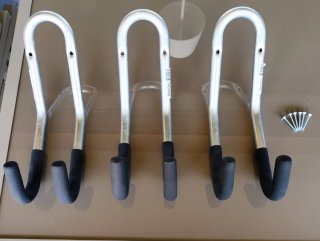Soportes de pared para bicicleta (3 unidades)