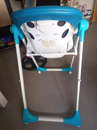 Trona de comer y jugar azul