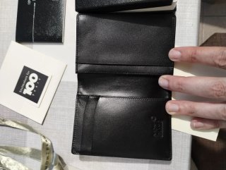 Tarjetero Montblanc Negro Piel