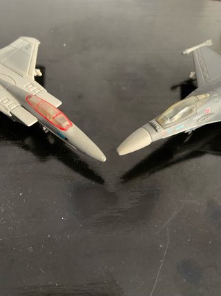 Aviones caza F15 y F16