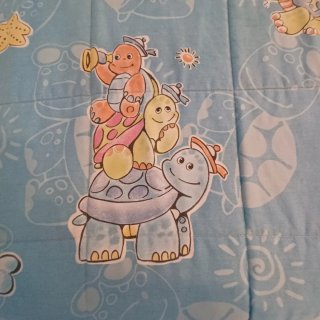 Edredón Infantil Tortugas (para cama 90cm)