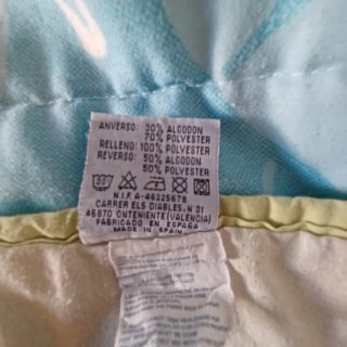 Edredón Infantil Tortugas (para cama 90cm)