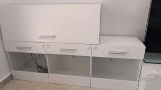 Mueble TV salón blanco