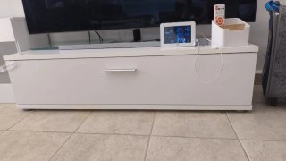 Mueble TV salón blanco