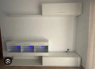 Mueble TV salón blanco