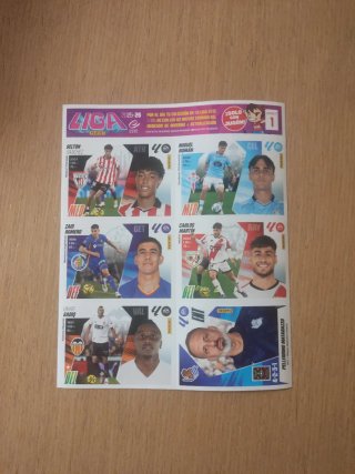 Cromos Liga Este 2025-26 1 y 2 y actualizaciones.