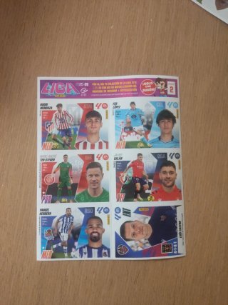 Cromos Liga Este 2025-26 1 y 2 y actualizaciones.
