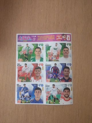 Cromos Liga Este 2025-26 1 y 2 y actualizaciones.