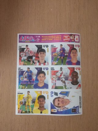 Cromos Liga Este 2025-26 1 y 2 y actualizaciones.