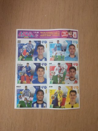 Cromos Liga Este 2025-26 1 y 2 y actualizaciones.