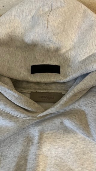 Felpa Essentials Grigia Taglia M ma veste L