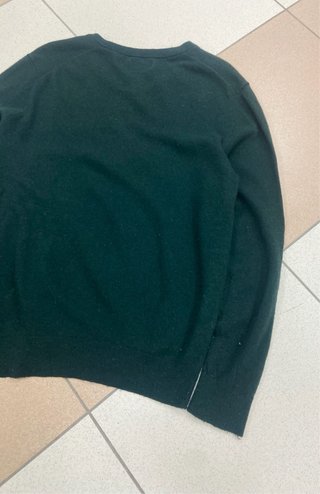 Jersey GANT Verde Cuello Pico Talla L