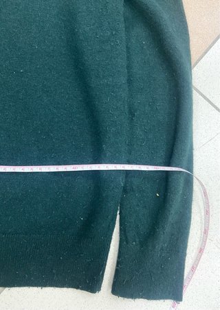 Jersey GANT Verde Cuello Pico Talla L