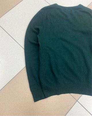 Jersey GANT Verde Cuello Pico Talla L