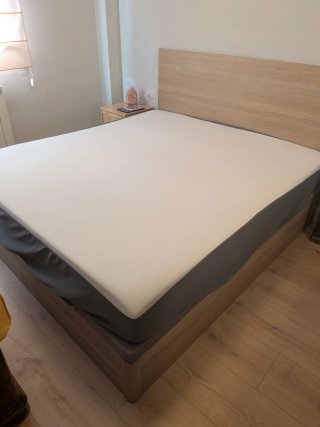 Cama 180x200 (Colchón Emma + Canapé + 2 Almohadas)