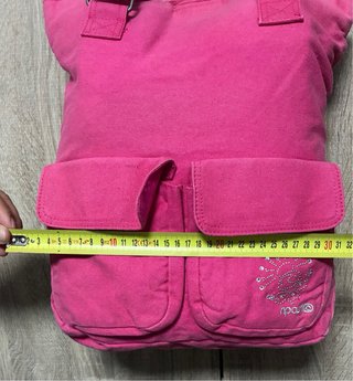 Bolso Tote Rip Curl Rosa Y2K con Strass