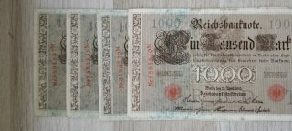 43 Billetes del Reichsbanknote