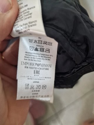Giubbino Armani Nero