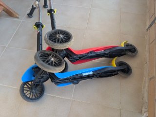 1 Patinetes 3 Ruedas Rojo