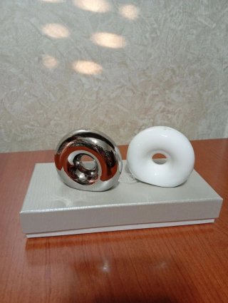Set Saliere e Pepiera Ceramica e Metallo