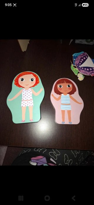 Juego de imanes para vestir