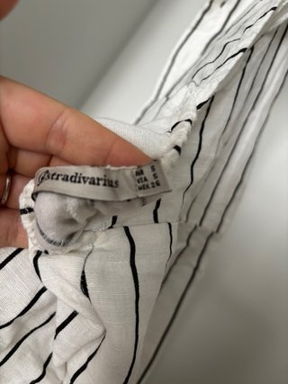 Vestido pantalón rayas Stradivarius