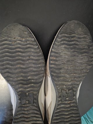 Scarpe Hogan Olympia 3000 H Flock Grigio Bianco