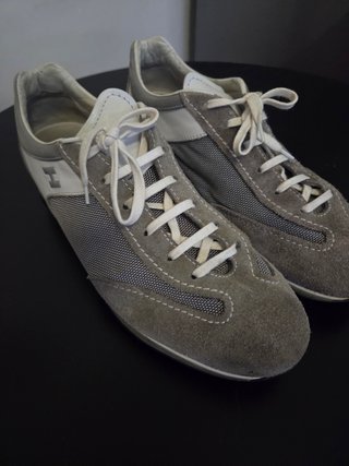 Scarpe Hogan Olympia 3000 H Flock Grigio Bianco