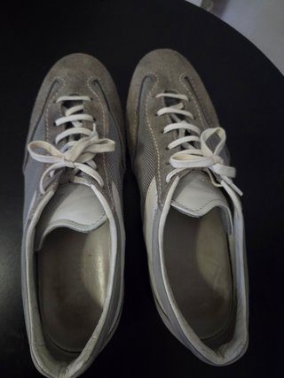 Scarpe Hogan Olympia 3000 H Flock Grigio Bianco
