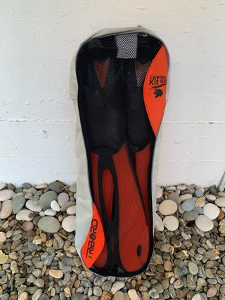 Pinne da immersione/snorkel Tribord arancione