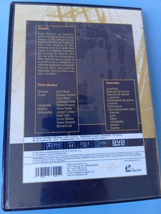 DVD El Extraño y El Tercer Hombre