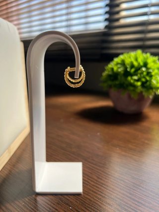 Pendientes Aro Plata 925 Bañados en Oro