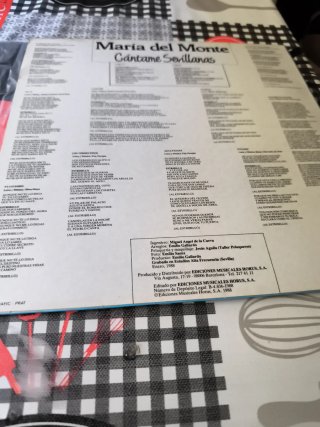 Vinilo María del Monte - Cántame Sevillanas