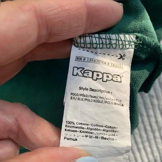 Polo vintage Kappa Real Betis verde talla L escudo bordado