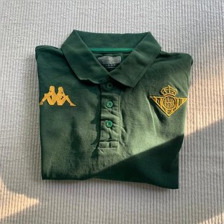 Polo vintage Kappa Real Betis verde talla L escudo bordado