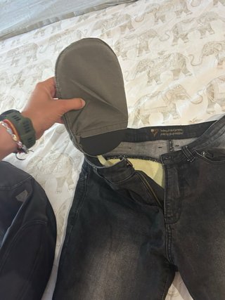Chaqueta y pantalon Moto Mujer Negra