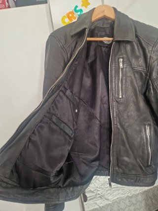 Chaqueta Cuero SIOSI Xcarlosibañez Talla  50 M/L