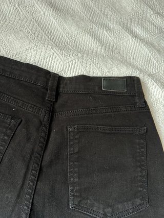 Shorts negros de tiro alto