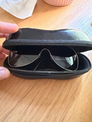 Gafas de Sol Ray-Ban Aviator Marrón/Plata