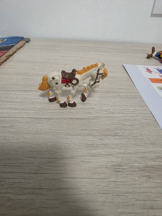 Figura caballo Lucky Luke antigua goma