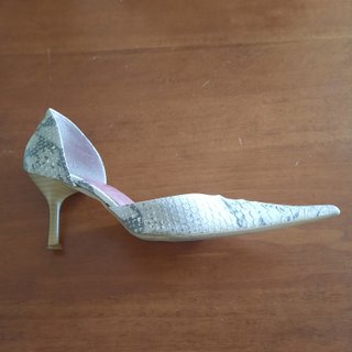 Scarpe donna Coletta bianche/grigie pitone