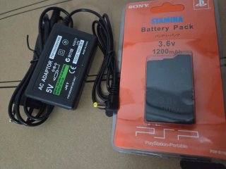 Cargador y Batería PSP Sony