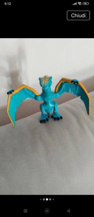 Pterodattilo azzurro gioco bambino