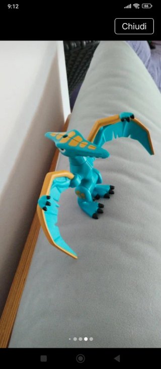 Pterodattilo azzurro gioco bambino