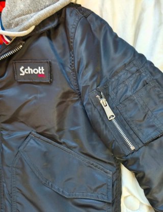 Bomber Schott x Sweet Pants Negra