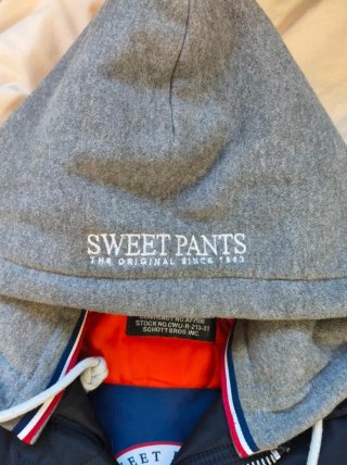 Bomber Schott x Sweet Pants Negra
